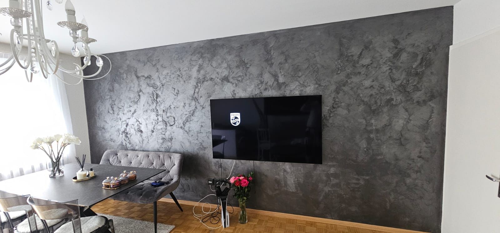 Elegante Wandgestaltung